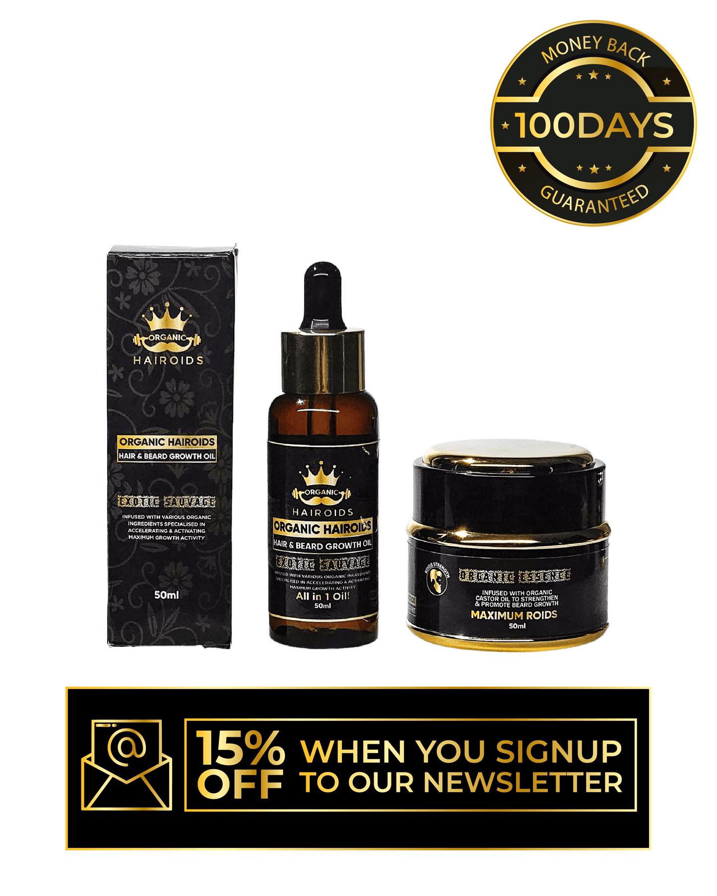 Organic Hairoids Muscle & Grow kit