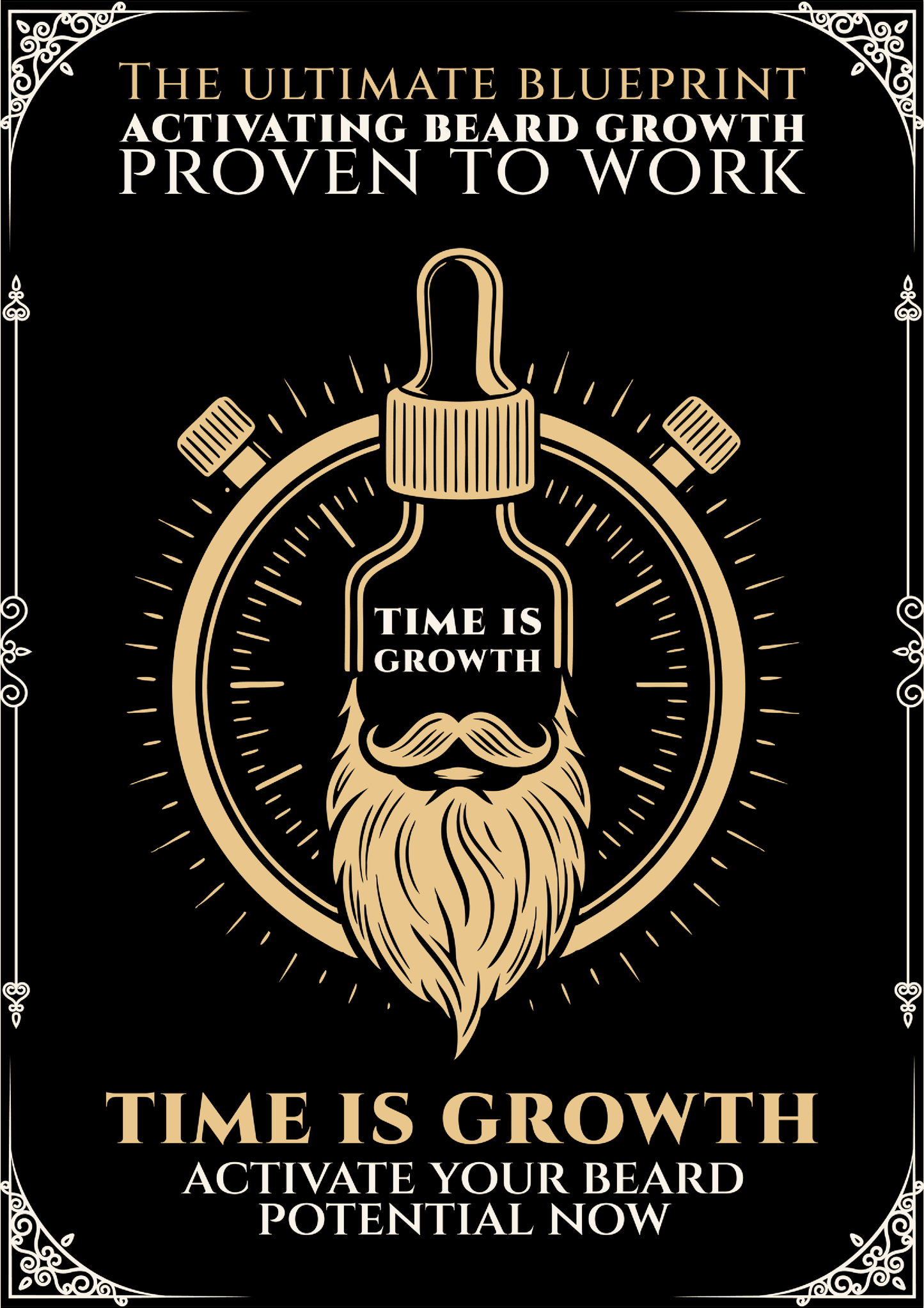 Organic Hairoids Beard Accelerator Guide (Time Is Growth)