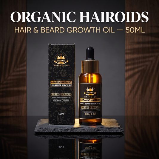 Organic Hairoids Hair & Beard Growth Oil - 50ML