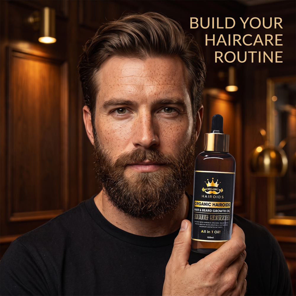 Organic Hairoids Hair & Beard Growth Oil - 100ML