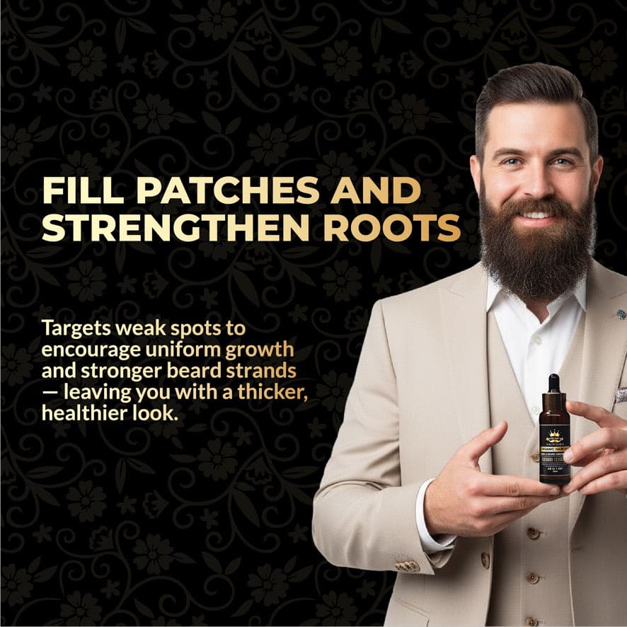 Organic Hairoids Hair & Beard Growth Oil - 50ML